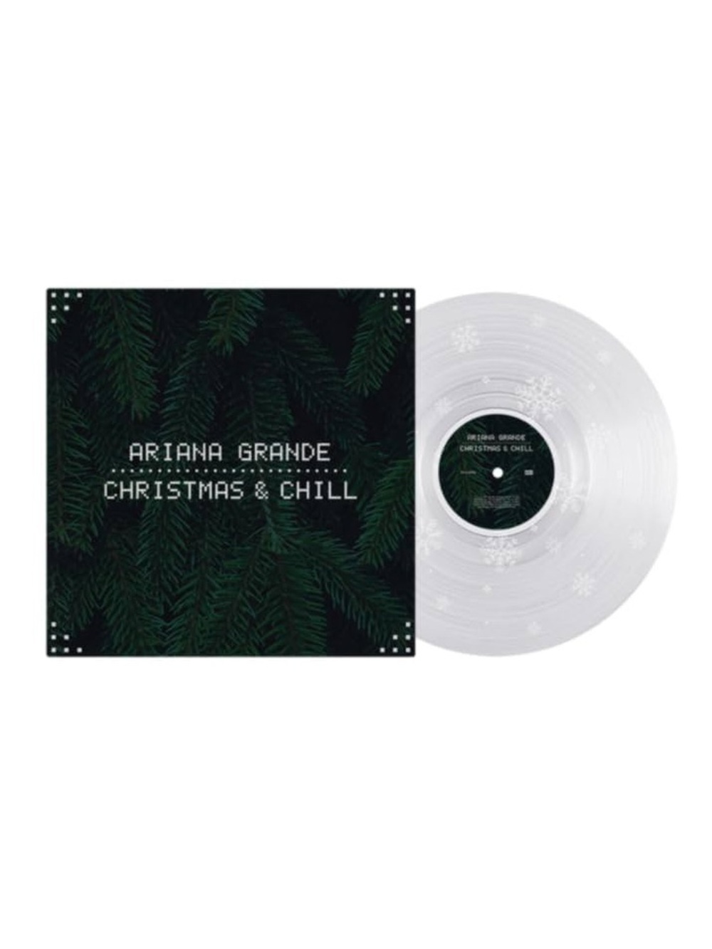 Ariana Grande Christmas & Chill 10th Anniversary - Clear Snowflake Scented Vinyl